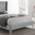 thumbnail image 4 of Better Home Products Alexa Velvet Upholstered Queen Platform Bed in Gray, 4 of 7