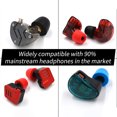 thumbnail image 4 of 3 Pairs KZ Earphone Ear Pads Noise Isolation In-ear Comfortable: The ear Comfortable Earbuds Removable Replacement Soft Headphone Spare Replacing Blue, 4 of 9