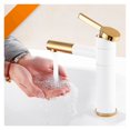 thumbnail image 2 of Robinets d'Évier Mitigeur de Lavabo Bec à Rotation 360 Robinet Chaud Froid Robinets d'Eau Grue Laiton, 2 of 10