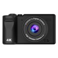 thumbnail image 1 of Lksixu Mini Digital Camera.4-inch 1080P Front And Rear Camera 8x Digital Zoom Capables Of Photos Recording Videos Photography Student Camera With Bracket digital cameras Electronics for Home Office, 1 of 8