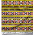 thumbnail image 1 of Soimoi Polyester Crepe Fabric Ikat Southwestern Decor Fabric Printed Yard 42 Inch Wide, 1 of 3