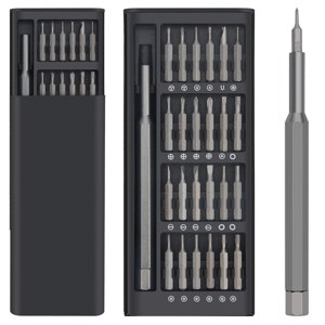 Jeu de tournevis, 24 Dans 1 Mini Kit de réparation de petites visseuses magnétiques pour Pc, Lunettes de vue, Ordinateur, Électronique, Montre avec Phillips & Ensemble de pilotes à vis minuscules Star Facile à utiliser