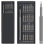 Screwdriver Set, 24 In 1 Mini Magnetic Small Screwdriver Set Case | For Pc, Eyeglasses, Computer, Electronic, Watch Repair Kit With Phillips & Star Tiny Screw Driver Set | Easy To Use