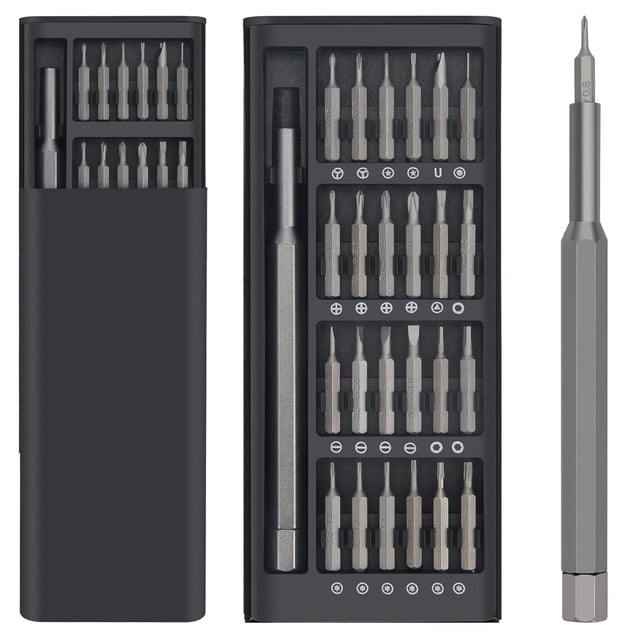 Screwdriver Set, 24 In 1 Mini Magnetic Small Screwdriver Set Case | For Pc, Eyeglasses, Computer, Electronic, Watch Repair Kit With Phillips & Star Tiny Screw Driver Set | Easy To Use