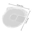 thumbnail image 2 of WEUVEB 10Pcs White Game Disc Protective Shell Made with Premium Acrylic for Game Discs, 2 of 8