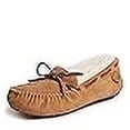 thumbnail image 2 of Dearfoams Mocassin Shearling Victoria pour Femmes Résistant à l'Eau pour Foyer Intérieur/extérieur avec Lien Pantoufle, 2 of 3
