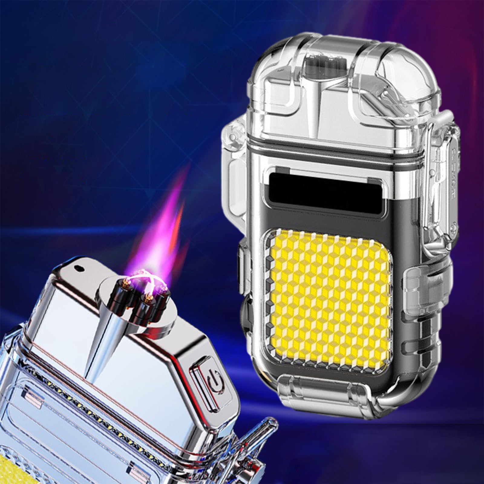 ライト・ランタン TnC Custom Products Key-Lux AA/ARC MANIA Multifunctional Keychain Light & Lighter | USB Rechargeable