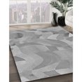thumbnail image 3 of Ahgly Tapis d'Intérieur Lavable en Machine Carré Gris Nuage Gris, 7 Pieds Carré, 3 of 7