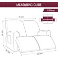 thumbnail image 5 of Xiao Hua Jacquard Elastic Sofa Cover 2-seater Green Recliner Cover, Washable Sofa Protection Cover, 5 of 5