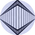 thumbnail image 1 of Ahgly Tapis Rond Lavable en Machine Intérieur Transitionnel Bleu Lavande, 4 Pieds Rond, 1 of 7