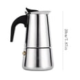 thumbnail image 2 of SIfdSeng Stainless Steel Italian Pot Coffee Pot Foreign Trade Hot European Coffee Pot, 2 of 5