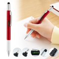 thumbnail image 1 of Survival Pen Gift for Men, 6-in-1 EDC Multitool Tool Pen with Stylus, Screwdriver, Level, Ruler, Ballpoint Pen, Cool Gadgets for Dad, Him, Outdoors, 1 of 9