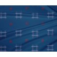 thumbnail image 4 of oneOone Polyester Lycra Fabric Check Kasuri Print Sewing Fabric BTY 56 Inch Wide, 4 of 4
