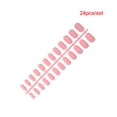 thumbnail image 2 of 1 Set Glue on Nails Medium Length Files Stick Length Press on Full Cover Wraps Art Decals Artificial Beauty Tool Manicure Kit Decorations 11, 2 of 6