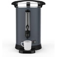 thumbnail image 1 of Large Capacity Commercial Coffee Urn – 120 Cup 18L/4.8 Gallon Stainless Steel Dispenser, Double Wall Insulated, Electric Hot Beverage Maker for Catering, Weddings, Buffets, 1 of 6