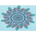 thumbnail image 1 of Ahgly Company Machine Washable Indoor Rectangle Transitional Blue Koi Blue Area Rugs, 5' x 8', 1 of 7