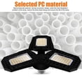 thumbnail image 2 of 40/60/80W LED Foldable Garage Light Deformable Bulbs Ceiling Fixture Lights Garage Workshop LED Foldable Deformable Bulbs Garage Light Ceiling Fixture Lights  80W Wihte, 2 of 11