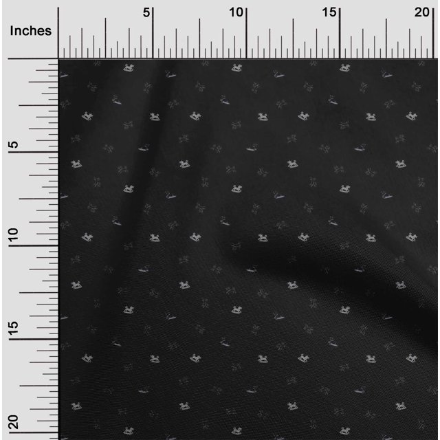 oneOone Cotton Silk Fabric Dogs Animal Print Sewing Fabric BTY 42 Inch Wide
