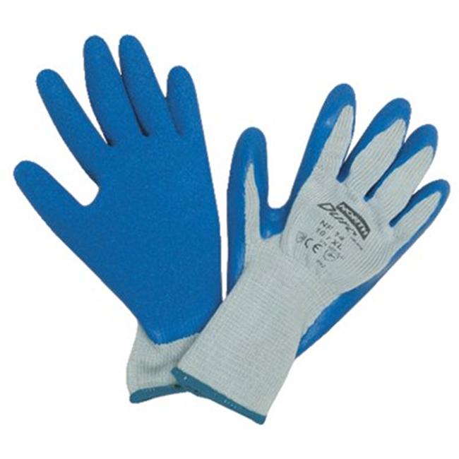 North Safety Gant de Lit Gris Durotask-Poly Caoutchouc Bleu Paume