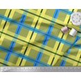 thumbnail image 2 of Soimoi Tissu Poly Georgette à Carreaux Imprimé 1 Yard 52 Pouces de Large, 2 of 4