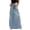 Blue, variant on GigrtiJin Women Vintage Denim Maxi Skirt Frayed Raw Hem High Waist A-Line Long Jean Skirts Fashion Skirt with Pockets