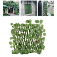 thumbnail image 4 of Garden Fence Trellis Privacy Screening Panel Indoor Backyard Decor Ornament Begonia Leaves, 4 of 8