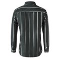 thumbnail image 3 of Cathalem Chemise Habillée pour Homme à Manches Longues Extensible Coupe Classique Chemise Boutonnée, Vert m, 3 of 3