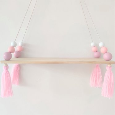 Shelf Kid Room Wood Decoration Wall Nursery Decoration DIY Hanging DIY Shelves Clothes Sundries Storage Rack Multi-purpose Organization Bedroom Type 4