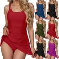 thumbnail image 2 of Kyusrd Robe de Bain une Pièce pour Femmes Robe de Bain Maillots de Bain pour Femmes Robes de Bain Modestes Jupe Maillot de Bain, 2 of 9