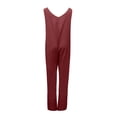thumbnail image 4 of zanvin Pantalon pour Femmes, Combinaison Décontractée Ample et en Vrac avec Poches pour Femmes Grande Taille, Combinaison Mode, Pantalon Salopette en Coton et Lin, Combinaison Ample Décontractée, 4 of 5