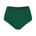 thumbnail image 4 of Women Casual High Waisted Swim Trunks Nylon Spandex Split Solid Color Quick Drying Beach Water Activities Wear, 4 of 5
