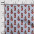 thumbnail image 1 of oneOone Georgette Viscose Fabric Leaves|Floral & Paisley Block Decor Fabric Printed BTY 42 Inch Wide, 1 of 4