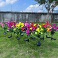 thumbnail image 3 of Becaristey Energy Saving LED Solar Light Gift Choice For Lawn Easy To Install Solar Flowers Purple Warming lamp, 3 of 6