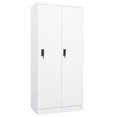 thumbnail image 1 of vidaXL Wardrobe White 80x50x180 cm Steel, 1 of 5