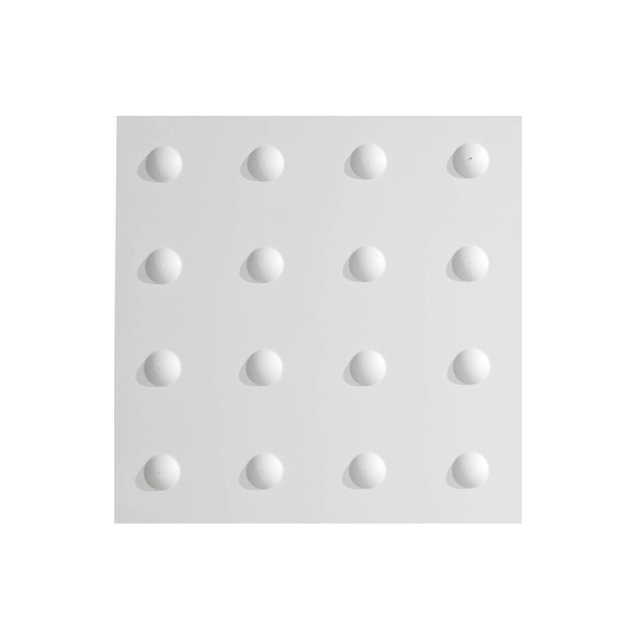 Fasade Dome Gloss White Wall Panel Sample 12" x 12"
