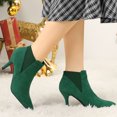 thumbnail image 3 of Unique Bargains Bottines Chelsea à Talons Aiguilles à Bout Pointu pour Femmes, 3 of 6