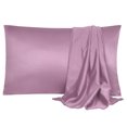 thumbnail image 1 of Unique Bargains Luxury Satin Pillowcase Cool Silk Pillow Case Cover, 1 of 9