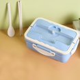 thumbnail image 1 of Up to 65% Off! Gspmoly Portable Lunch Box with Lid and Cup Lunch Box Lunch Box Food Storage Container with Lid Leakproof Food Preparation Container for Storage Home Office up to 65% Off, 1 of 7