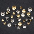 thumbnail image 4 of jifeng 200Pcs Plastic Ball Pendant End Beads Caps w/Loop Jewelry Findings, 4 of 9