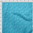 thumbnail image 4 of oneOone Cotton Poplin Medium Blue Fabric Tropical Sewing Craft Projects Fabric Prints By Yard 56 Inch Wide, 4 of 5