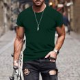 thumbnail image 2 of Vente de Chemises pour Hommes en Liquidation! T-Shirt pour Homme à Manches Courtes, Col Rond, T-Shirt Décontracté d'Été Classique Basique, Tee-Shirts, 2 of 6