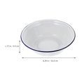 thumbnail image 3 of 1Pcs Bassin en Émail Rétro Rond Blanc Bol en Porcelaine pour Faire de la Pâte Cuisine, 3 of 8