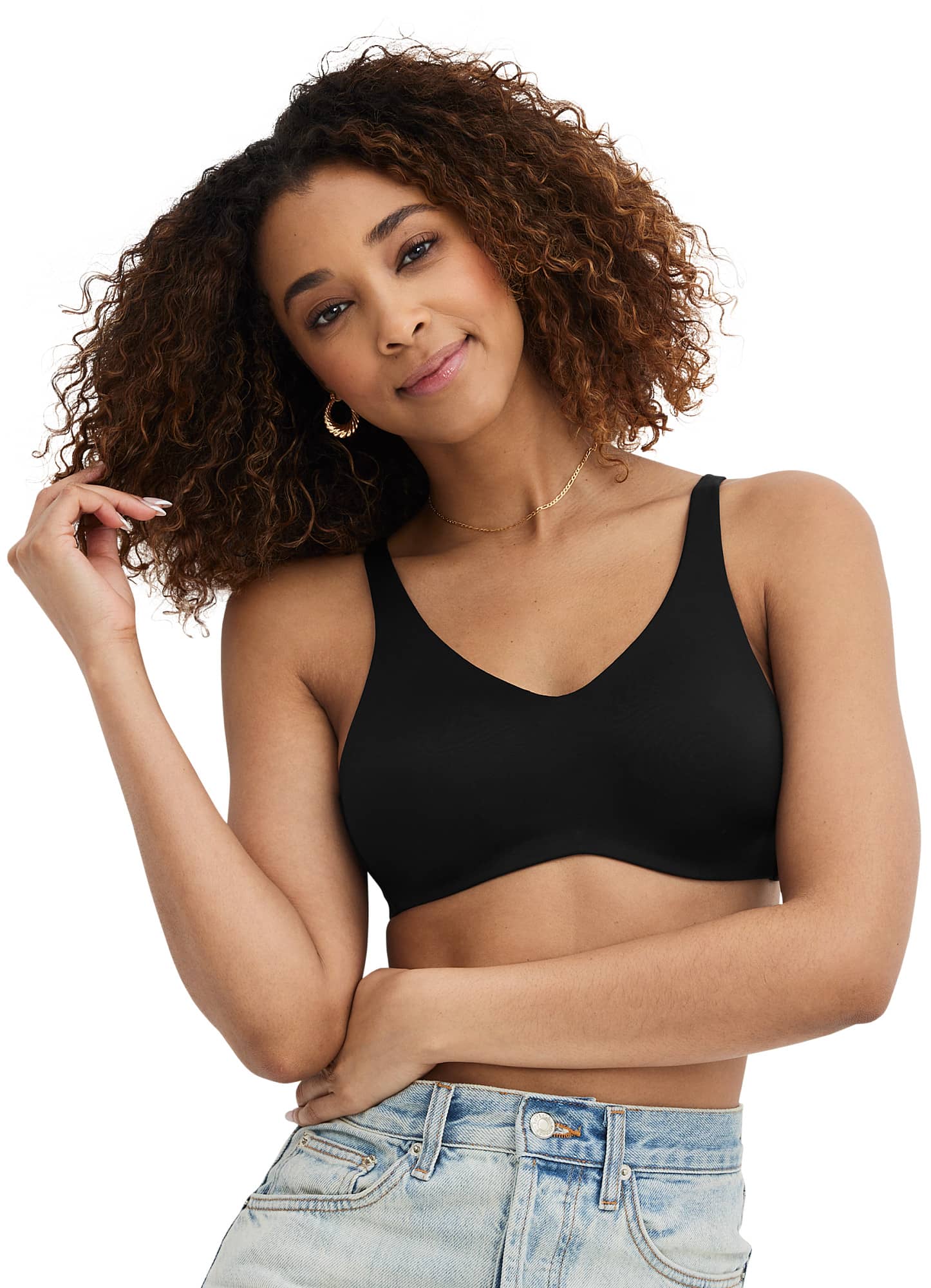 Jockey Smooth & Sleek Microfiber Full Coverage Wirefree Unlined T-Shirt Bra