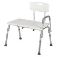 thumbnail image 1 of Mecor Medical Shower Chair 10 Height Adjustable Bath Tub Bench Stool Seat Back and Arm, 1 of 4
