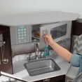thumbnail image 4 of KidKraft Ultimate Corner Play Kitchen with Lights & Sounds - Espresso, 4 of 9