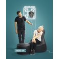thumbnail image 3 of Sitting Point Swing Modo Tap Black Beanbag Chair, 3 of 5