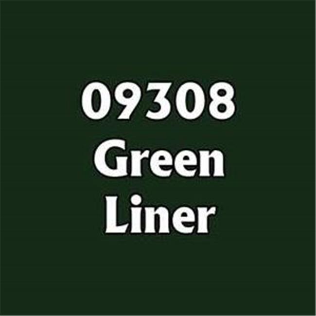 Reaper Miniatures REM09308 0.5 oz Master Series Paint Core Colors Dropper Bottle, Green Liner