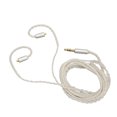 thumbnail image 2 of Silver Plated Copper Headphone Cable, Improves Headphone Resolution Headphone Cable Gold Plating Plug 47.2in Long Soft And Flexible  For W10 For UM PRO20, 2 of 8