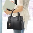 thumbnail image 4 of Bmisegm Fashion Handbag Simple Bag Large Capacity One Shoulder Women Bag Work Tote Black One Size, 4 of 6