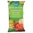 thumbnail image 1 of Croustilles de maïs assaisonnées Great Value à saveur de soupçon de lime, 1 of 1